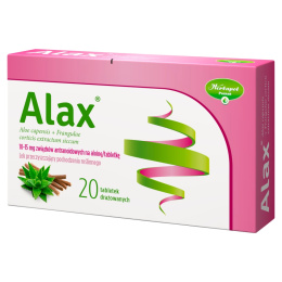 Alax, 20 tabletek