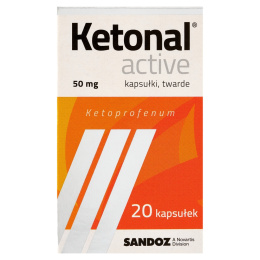 Ketonal Active, 50 mg, 20 kapsułek