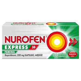 Nurofen Express Forte, 400 mg, 10 kapsułek
