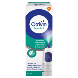 Otrivin Menthol, 1 mg/ml, spray do nosa, 10 ml
