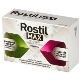 Rostil Max, 500 mg, 30 tabletek