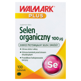 Selen organiczny 100 mcg, 100 tabletek, Walmark