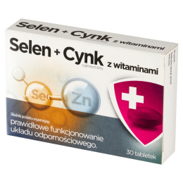 Selen + Cynk, 30 tabletek