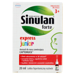 Sinulan Express Forte Junior, spray do nosa od 3 lat, 20 ml