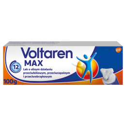 Voltaren Max Lek Żel przeciwbólowy przeciwzapalny i przeciwobrzękowy diklofenak dietyloamoniowy 23,2 mg/g 100 g