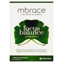 Mbrace Focus Balance Suplement diety 30,3 g (30 sztuk)