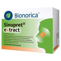 Sinupret Extract, 20 tabletek