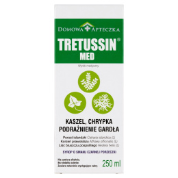 Tretussin Med, syrop o smaku czarnej porzeczki, 250 ml