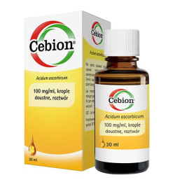 Cebion, krople z witaminą C, 100 mg/ml, 30 ml