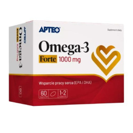Omega-3 1000 mg, APTEO, 60 kapsułek