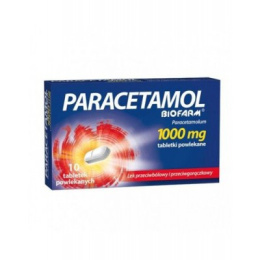 Paracetamol Biofarm, 1000 mg, 10 tabletek