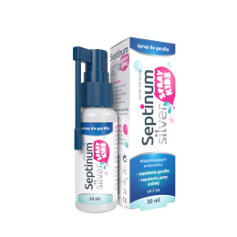 Septinum Silver Kids, Spray do gardła, 30 ml, od 2 lat
