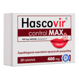 Hascovir Control Max, 400 mg, 30 tabletek