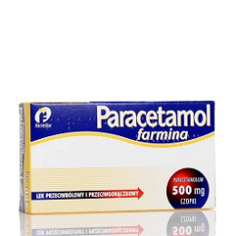 Paracetamol Farmina, 50 mg, 10 czopków