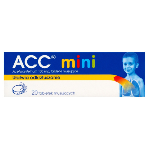 ACC Mini, 100 mg, 20 tabletek musujących