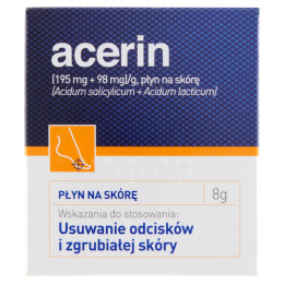 Acerin, płyn na odciski i zgrubialą skórę, 8 g