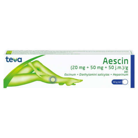 Aescin żel, 40 g