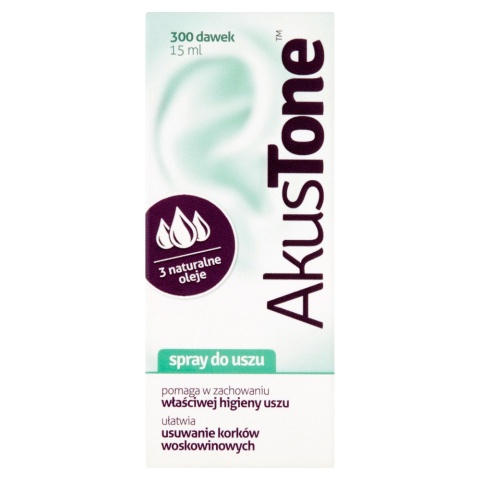 Akustone spray do uszu, 15 ml