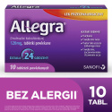 Allegra, 120 mg, 10 tabletek