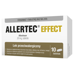 Allertec Effect, 20 mg, 10 tabletek