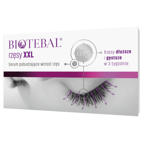 Biotebal rzęsy XXL, serum do rzęs, 3 ml