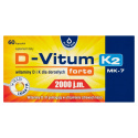 D-Vitum Forte 2000 j.m. K2 MK-7, 60 kapsułek