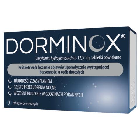 Dorminox, 12,5 mg, 7 tabletek