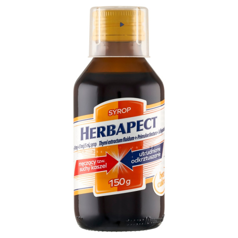 Herbapect, syrop na kaszel mokry i suchy, 150 g