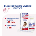 Ibufen dla Dzieci Forte, smak truskawkowy, zawiesina, 100 ml