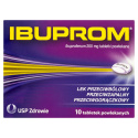 Ibuprom, 200 mg, 10 tabletek