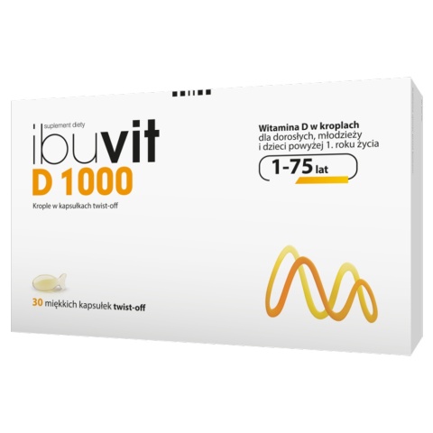 Ibuvit D 1000, 30 kapsułek twist-off