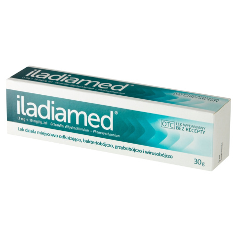 Iladiamed, (1mg+0,01g)/g, żel, 30 g