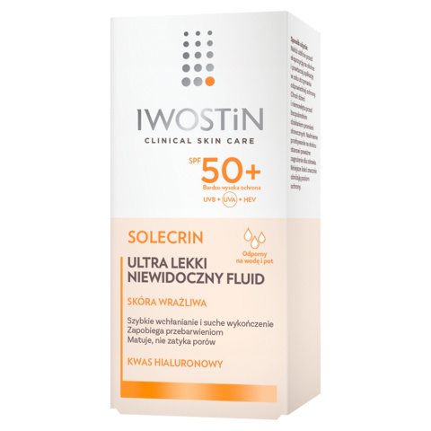 Iwostin Solecrin Fluid niewidoczny ultra lekki SPF 50+