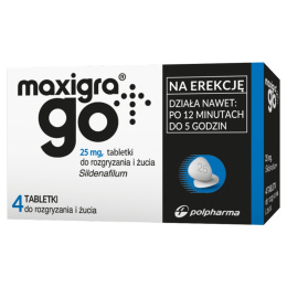 Maxigra Go, 25 mg, 4 tabletki