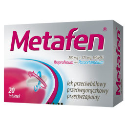 Metafen, 200 mg + 325 mg, 20 tabletek