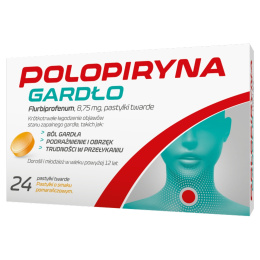 Polopiryna Gardło, 24 tabletki do ssania