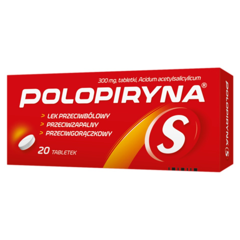 Polopiryna S, 300 mg, 20 tabletek