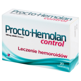Procto-Hemolan Control, 1000 mg, 20 tabletek