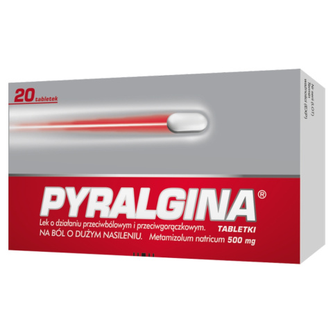 Pyralgina 500 mg, 20 tabletek