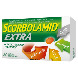 Scorbolamid Extra, 20 tabletek