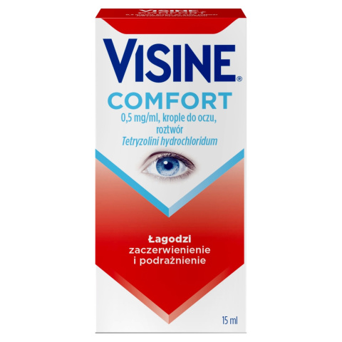 Visine Comfort, 0,5 mg/ml, krople do oczu, 15 ml