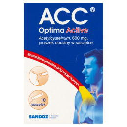 ACC Optima Active, 600 mg, 10 saszetek