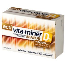 Vita Miner Senior D3, 60 tabletek