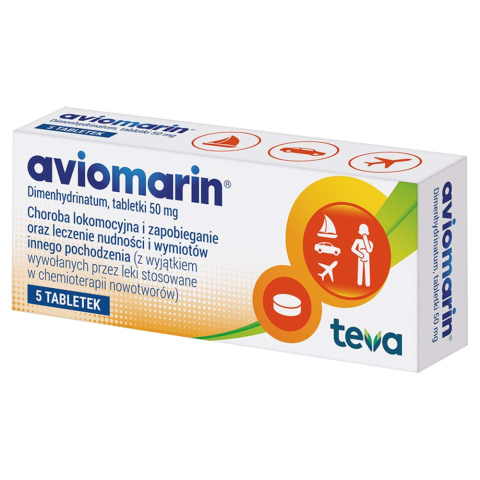 Aviomarin, 5 tabletek