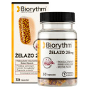 Biorythm Żelazo, 28 mg, 30 kapsułek