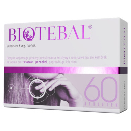 Biotebal, 5 mg, 60 tabletek