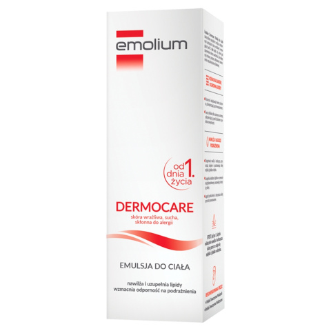 Emolium Dermocare, Emulsja do ciała, 400 ml