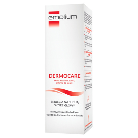 Emolium Dermocare, Emulsja na suchą skórę głowy, 100 ml