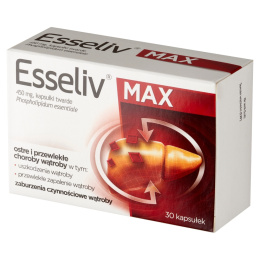 Esseliv Max, 450 mg, 30 kapsułek