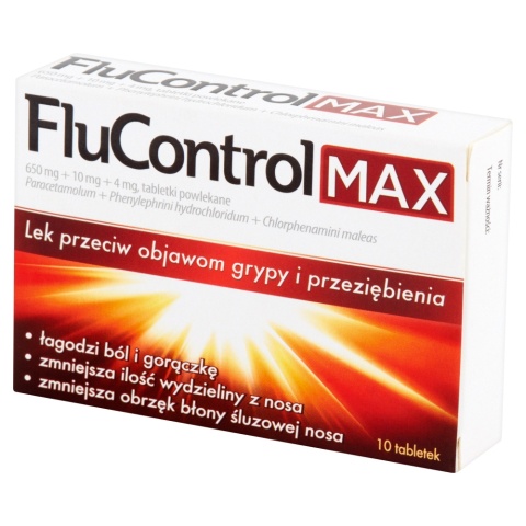 FluControl Max, 10 tabletek